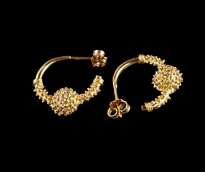 Sofic S. Earrings Jedna Jagoda gold plated